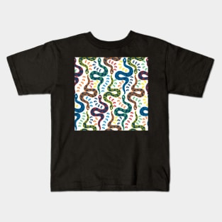Rainbow Snakes Kids T-Shirt